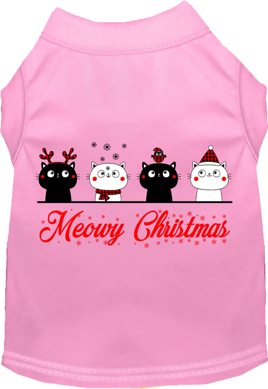 Meowy Christmas Pet Shirt