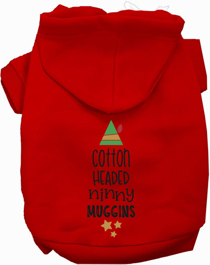 Cotton Headed Ninny Muggins Christmas Pet Hoodie