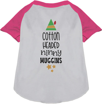 Cotton Headed Ninny Muggins Pet Raglan Shirt