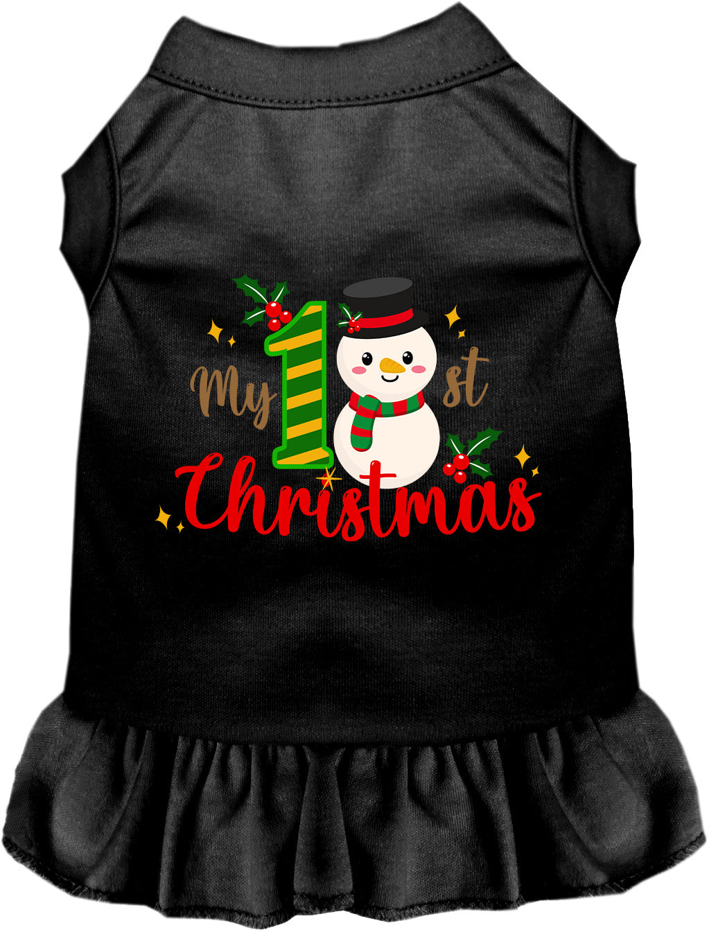 My 1st Christmas Pet Dress