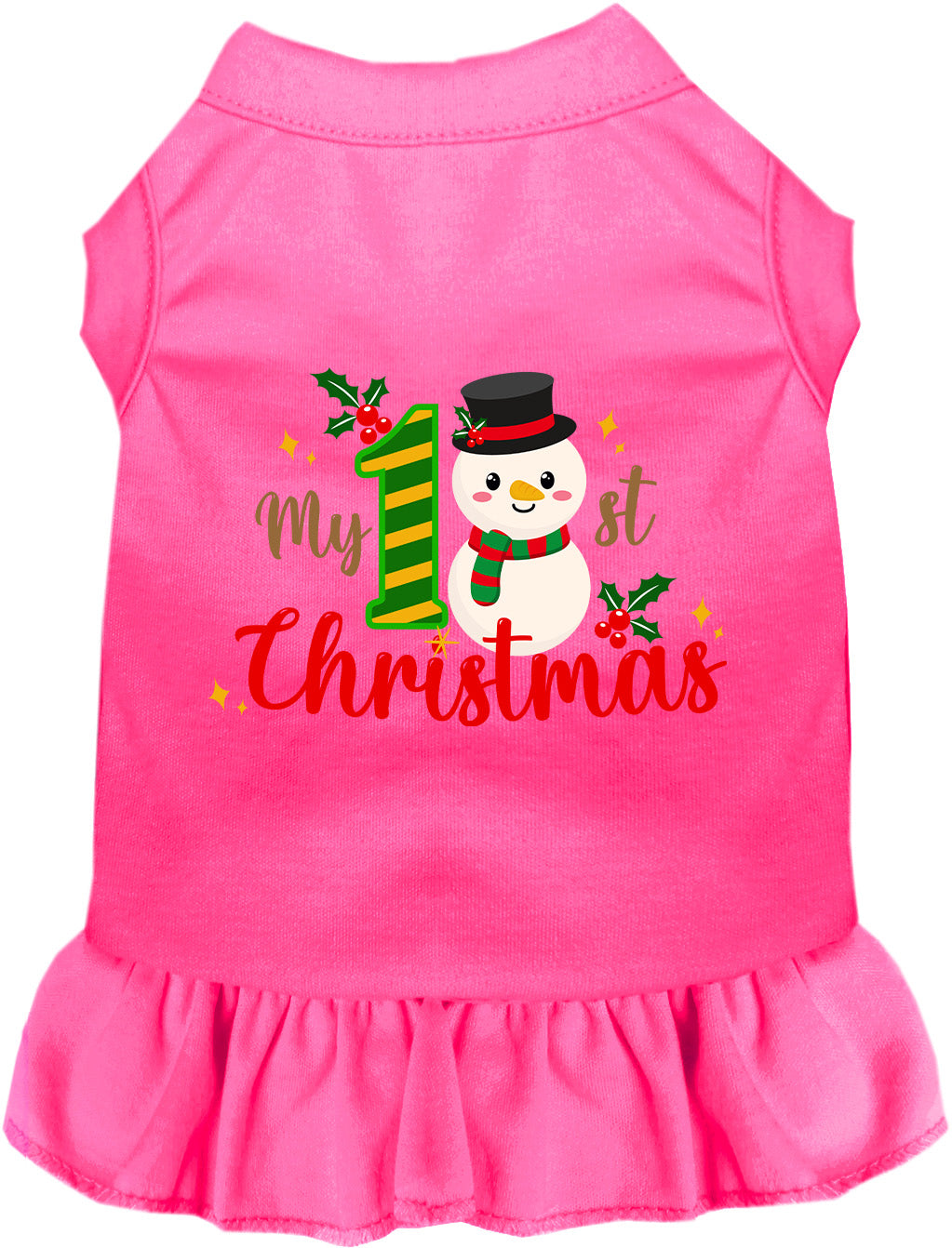 My 1st Christmas Pet Dress