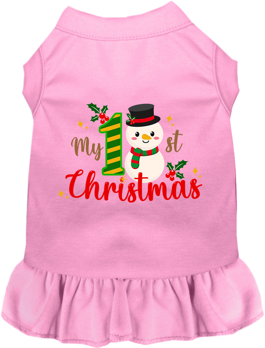 My 1st Christmas Pet Dress