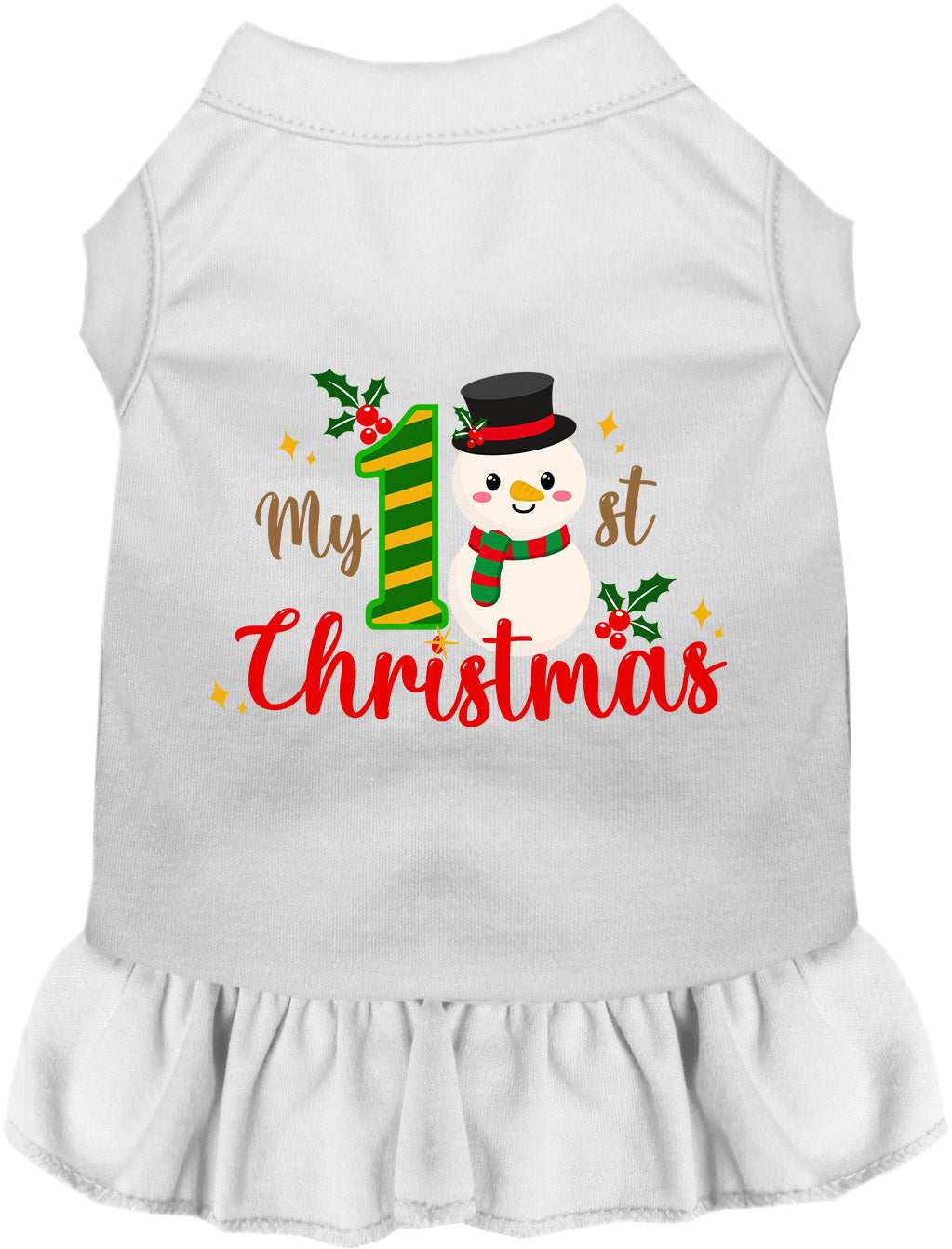 My 1st Christmas Pet Dress