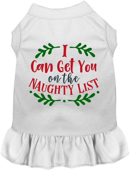 Can Get You on the List Christmas Pet Dress