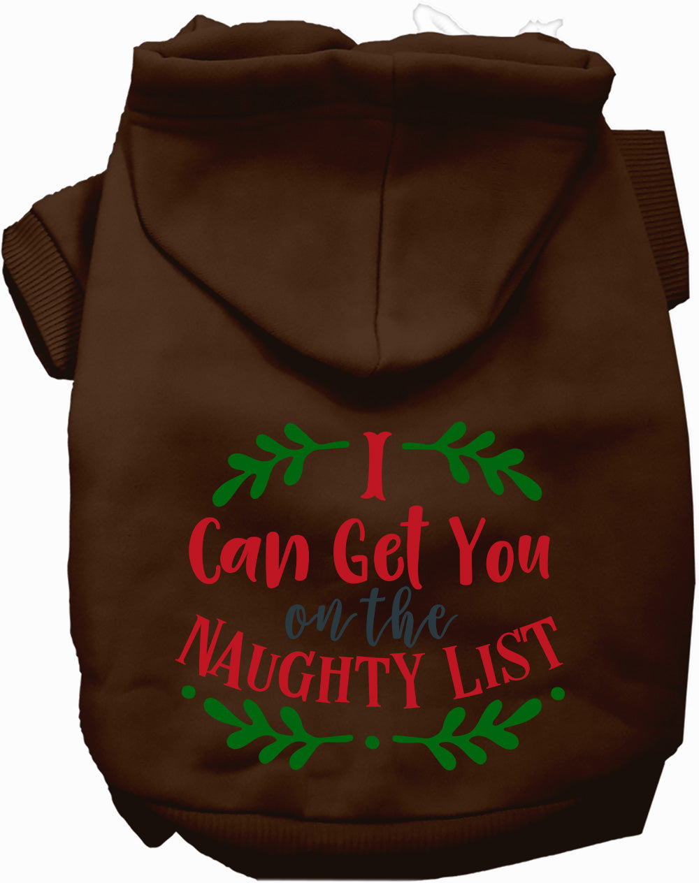 Can Get You on the List Christmas Pet Hoodie