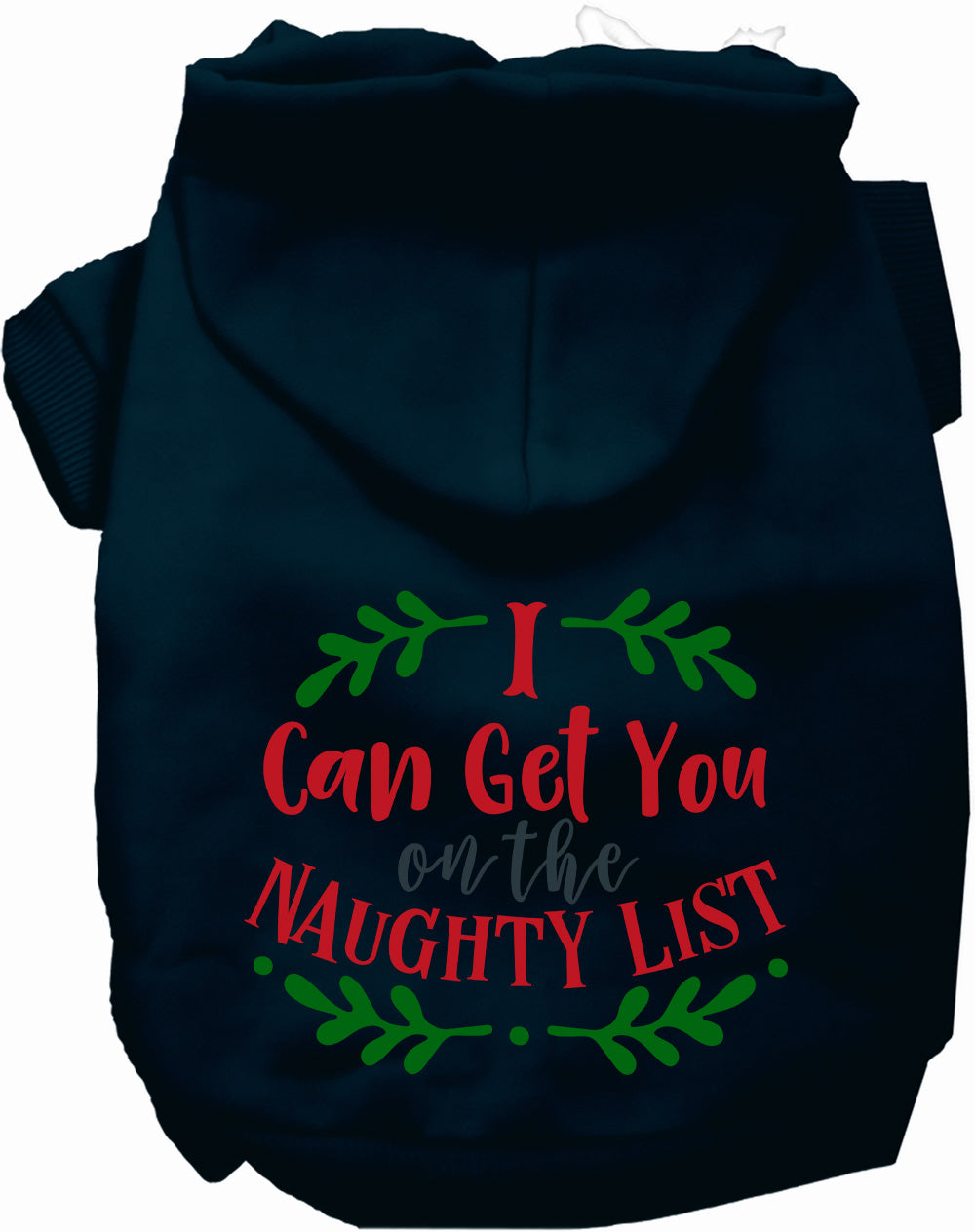 Can Get You on the List Christmas Pet Hoodie