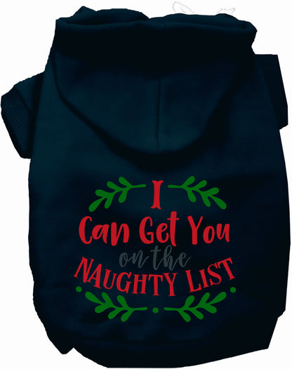 Can Get You on the List Christmas Pet Hoodie