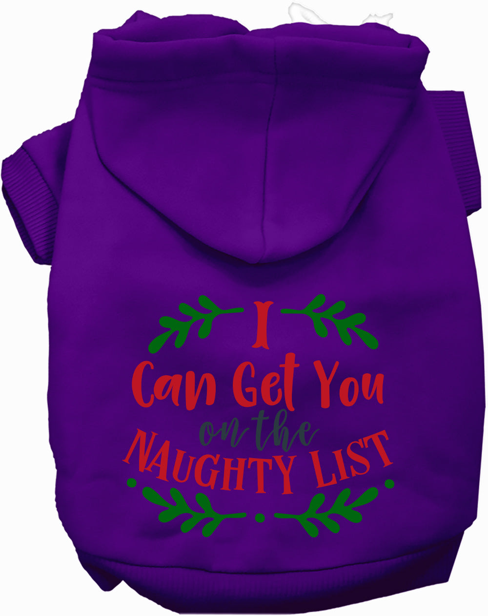 Can Get You on the List Christmas Pet Hoodie
