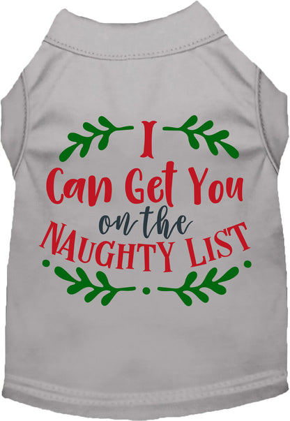 Can Get You on the List Christmas Pet Shirt
