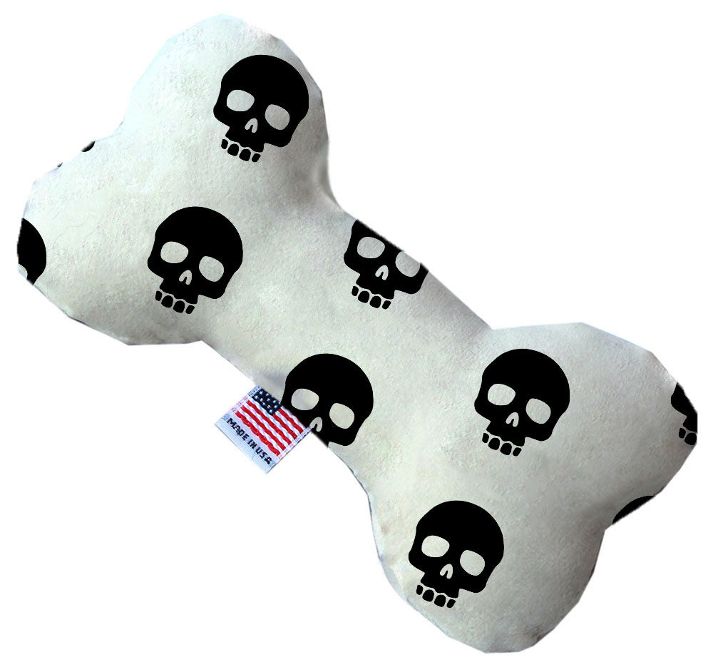 Juguete de peluche en forma de corazón o hueso para mascotas y perros, "Grupo Calaveras" (¡Disponible en diferentes tamaños y 12 opciones de patrones diferentes!)