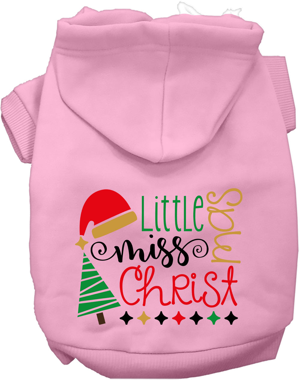 Little Miss Christmas Pet Hoodie