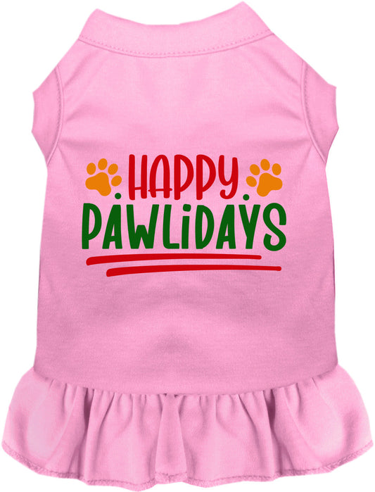 Happy Pawlidays Pet Dress