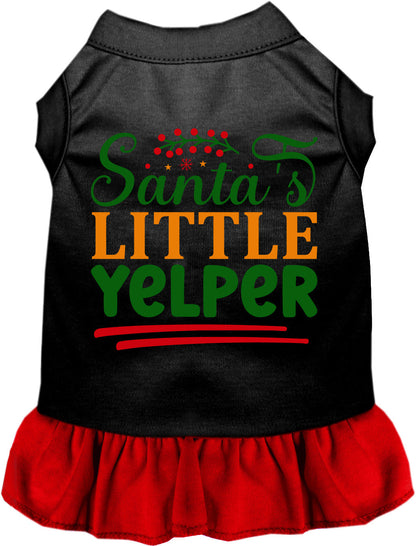 Santa's Little Yelper Pet Dress