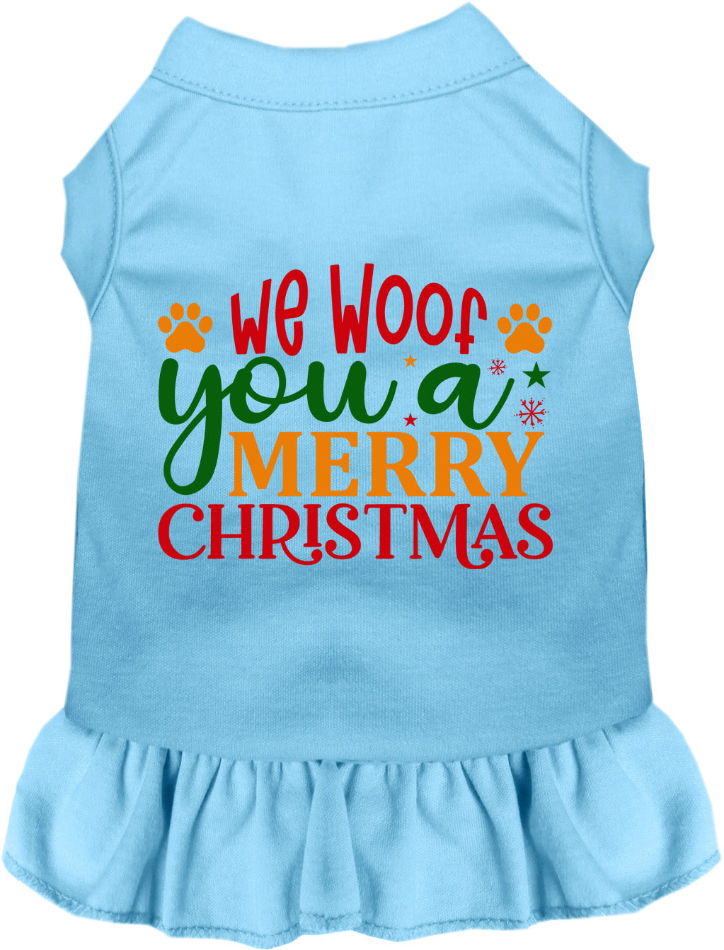 We Woof You a Merry Christmas Pet Dress