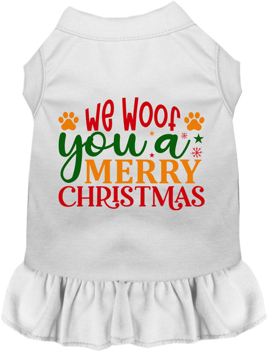 We Woof You a Merry Christmas Pet Dress