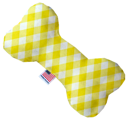 Pet and Dog Plush Heart or Bone Toy, "Plaids Group" (Available in different sizes, and 7 different pattern options!)