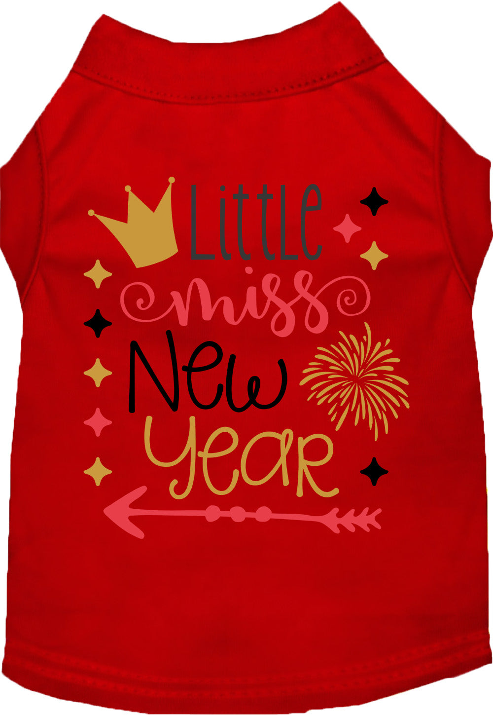 Little Miss New Year Pet Shirt