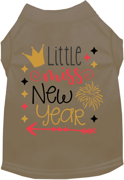 Little Miss New Year Pet Shirt