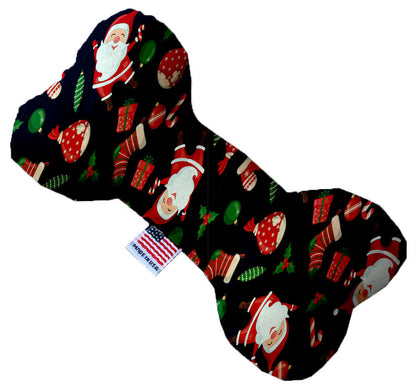 Pet and Dog Plush Heart or Bone Toy, "Santa Group" (Available in different sizes, and 8 different pattern options!)