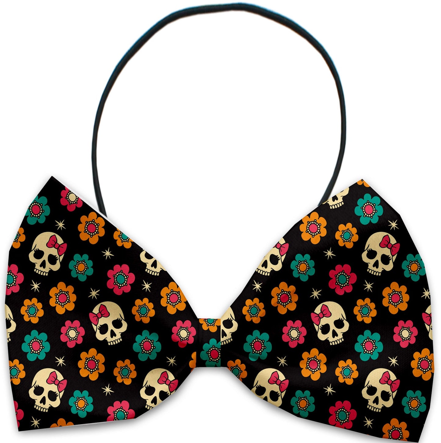 Pajaritas para Halloween para mascotas, perros y gatos, "Grupo de calaveras" *¡Disponibles en 12 opciones de patrones diferentes!*