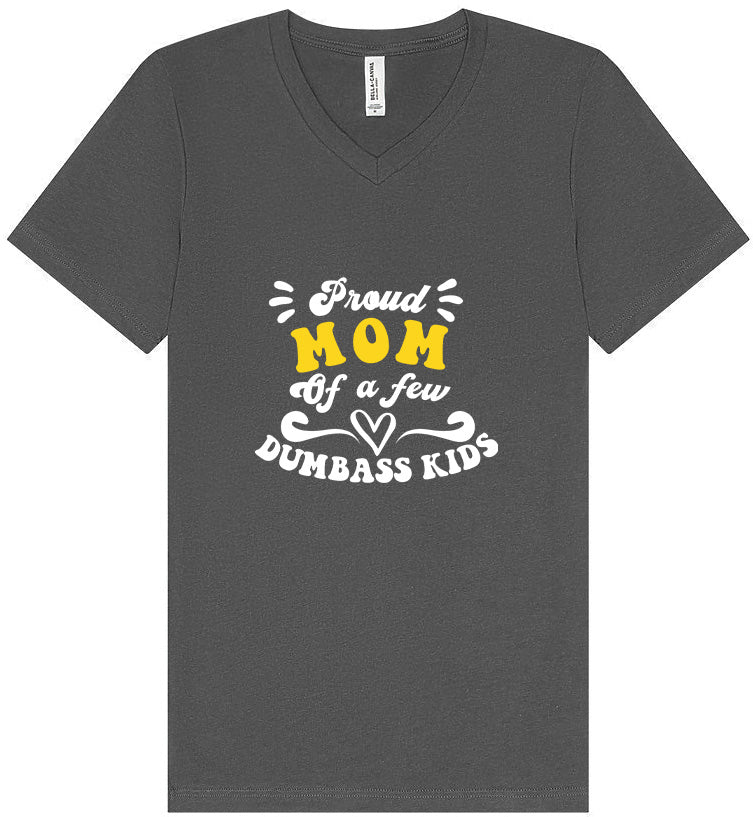 Mom of Dumbass Kids Unisex V-Neck Shirt