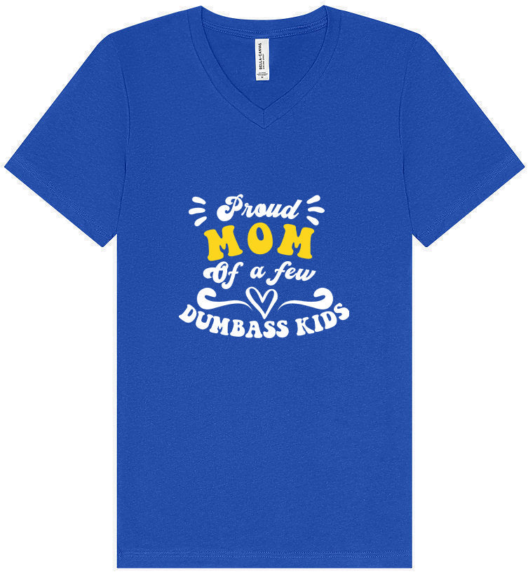 Mom of Dumbass Kids Unisex V-Neck Shirt