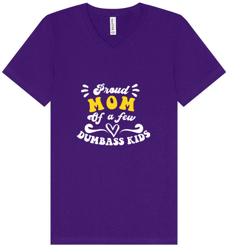 Mom of Dumbass Kids Unisex V-Neck Shirt