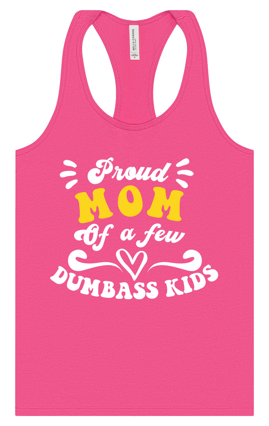 Mom of Dumbass Kids Women's Racerback Tank