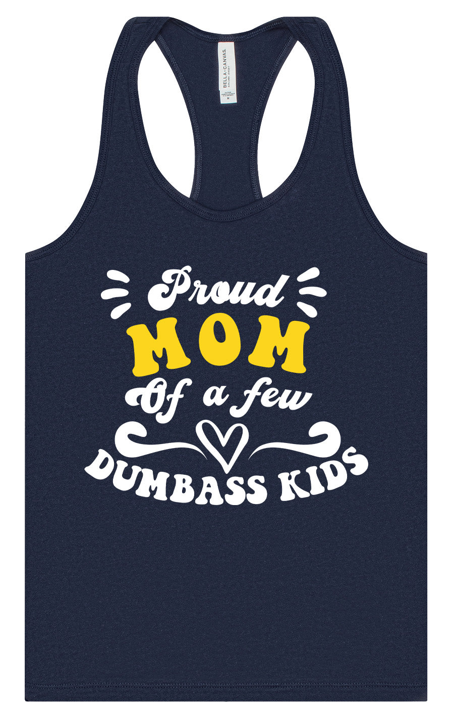 Mom of Dumbass Kids Women's Racerback Tank