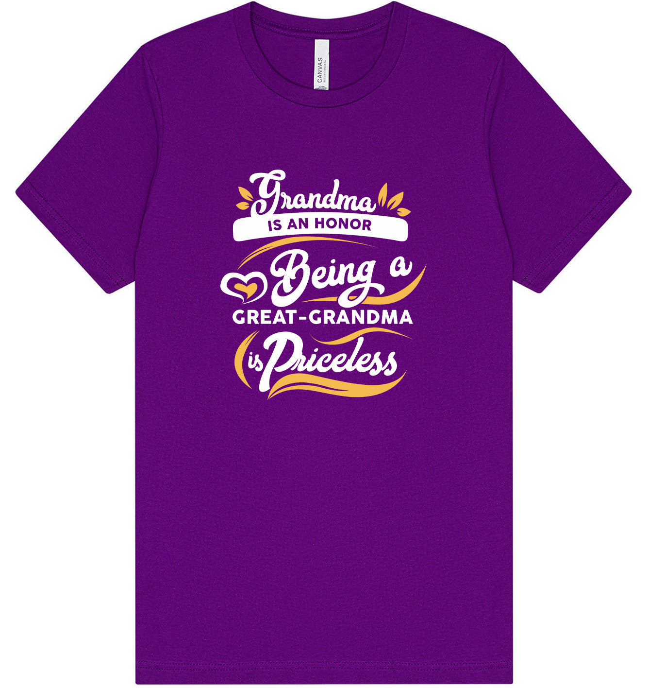 Priceless Great Grandma Adult Bella Canvas Shirt