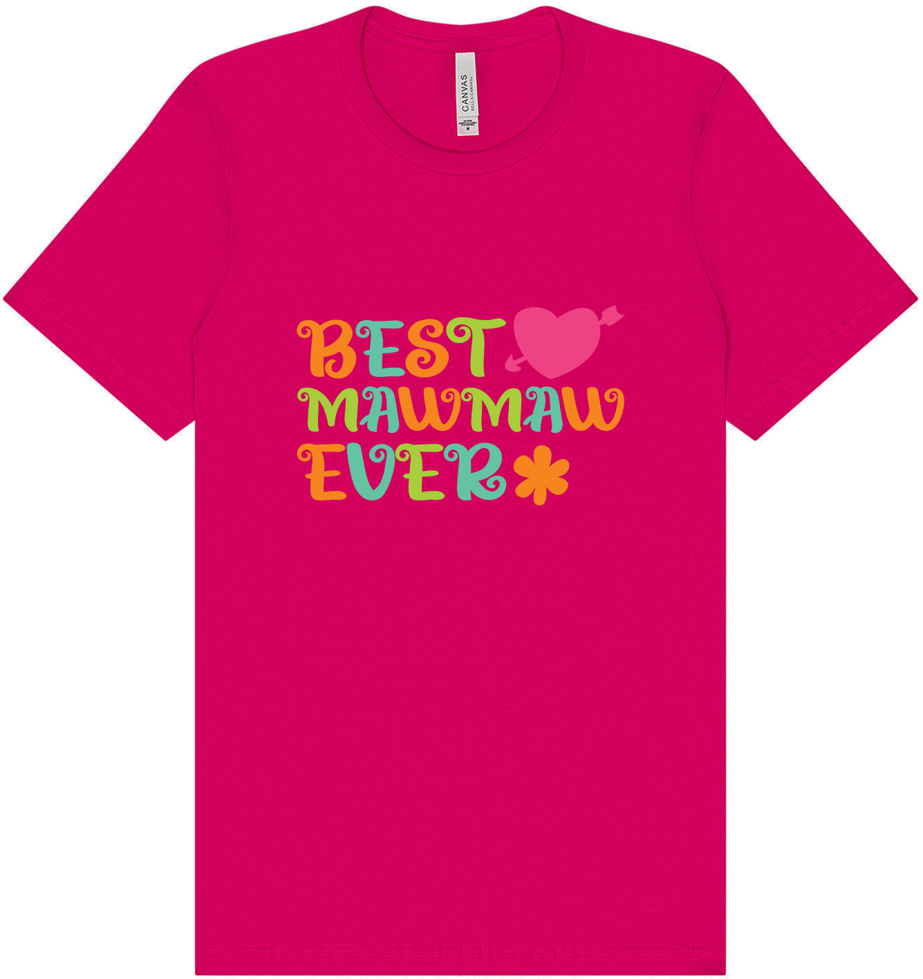 Best Mawmaw Ever Adult Bella Canvas Shirt