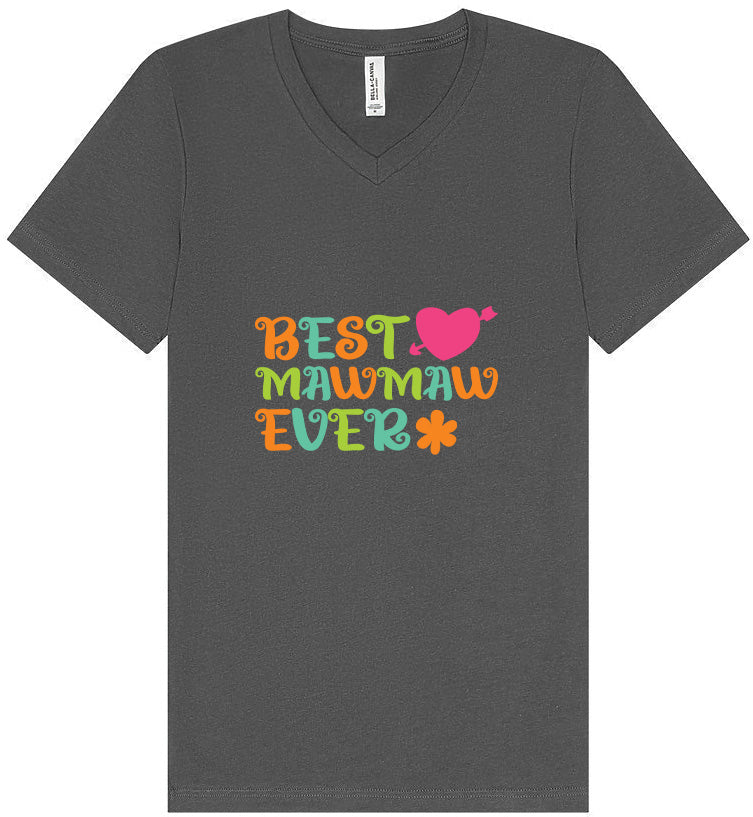 Best Mawmaw Ever Unisex V-Neck Shirt