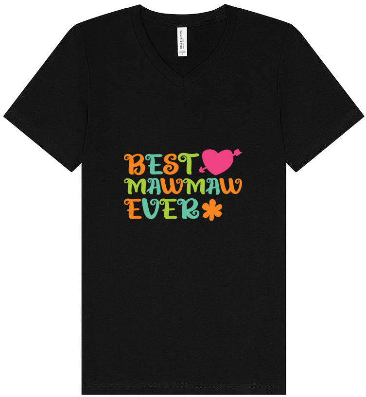 Best Mawmaw Ever Unisex V-Neck Shirt