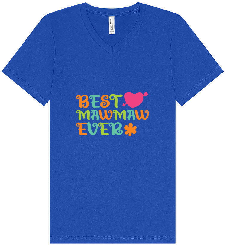 Best Mawmaw Ever Unisex V-Neck Shirt