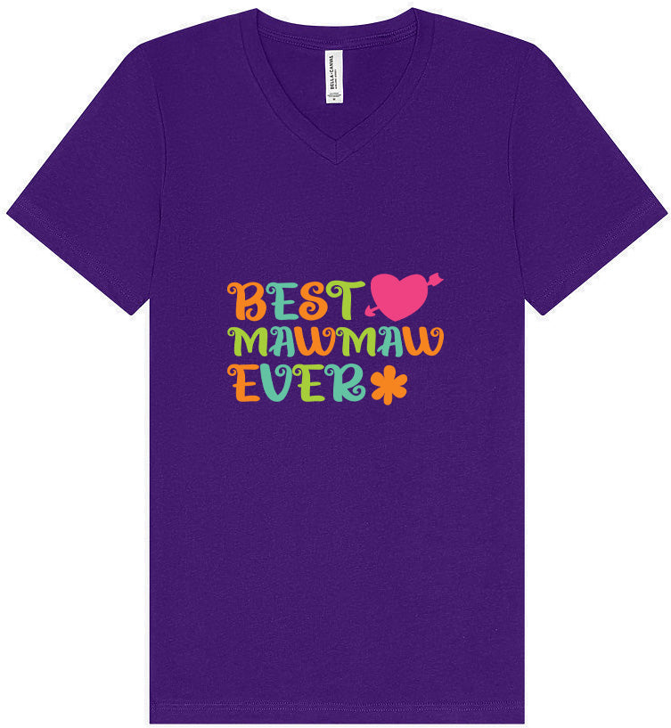Best Mawmaw Ever Unisex V-Neck Shirt
