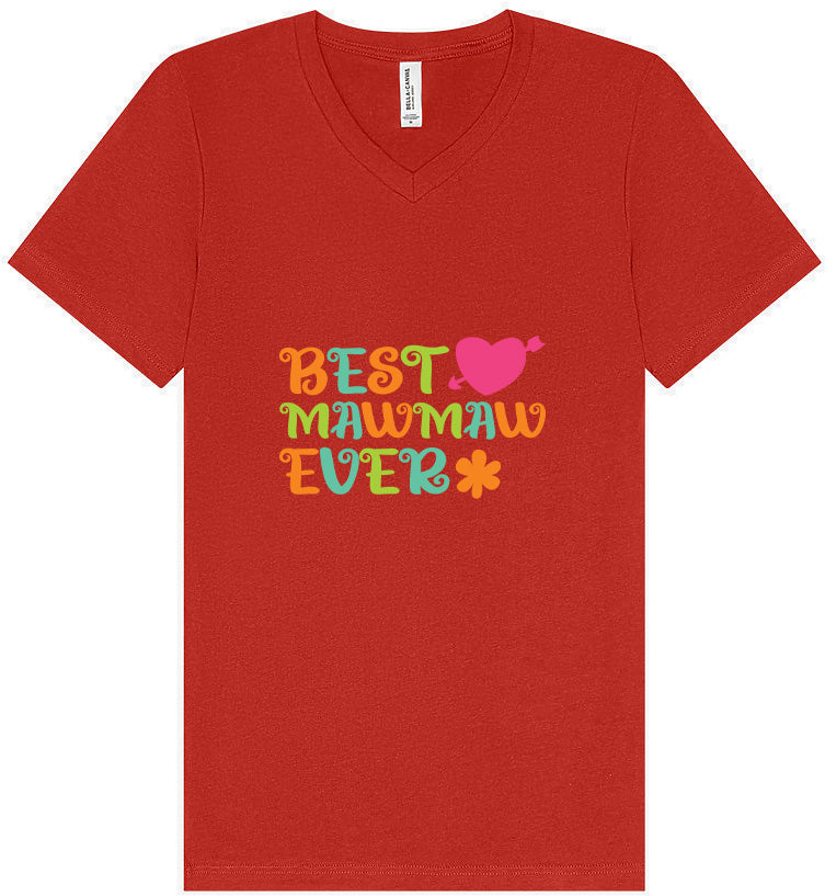 Best Mawmaw Ever Unisex V-Neck Shirt