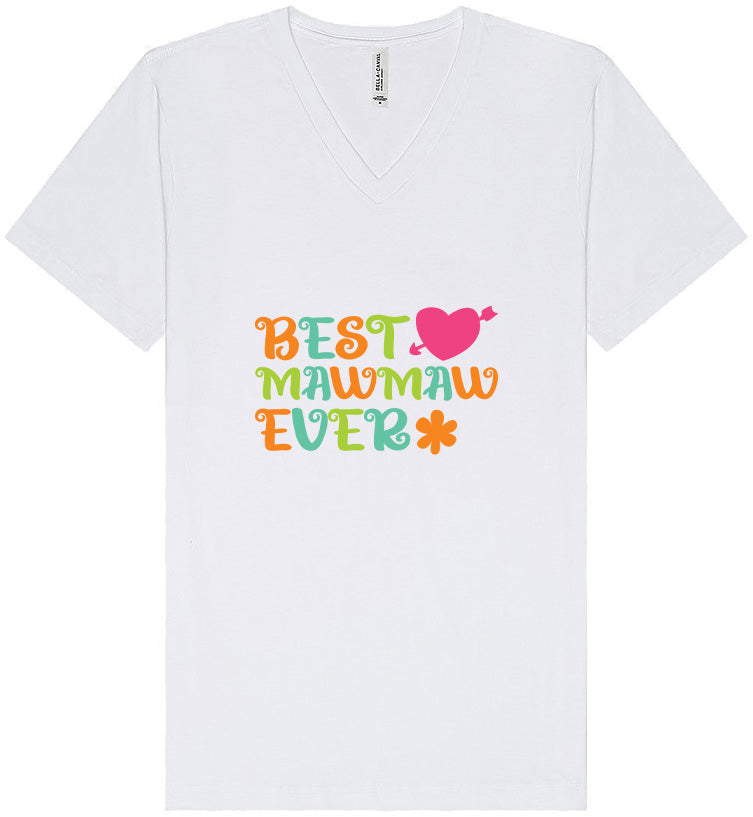 Best Mawmaw Ever Unisex V-Neck Shirt