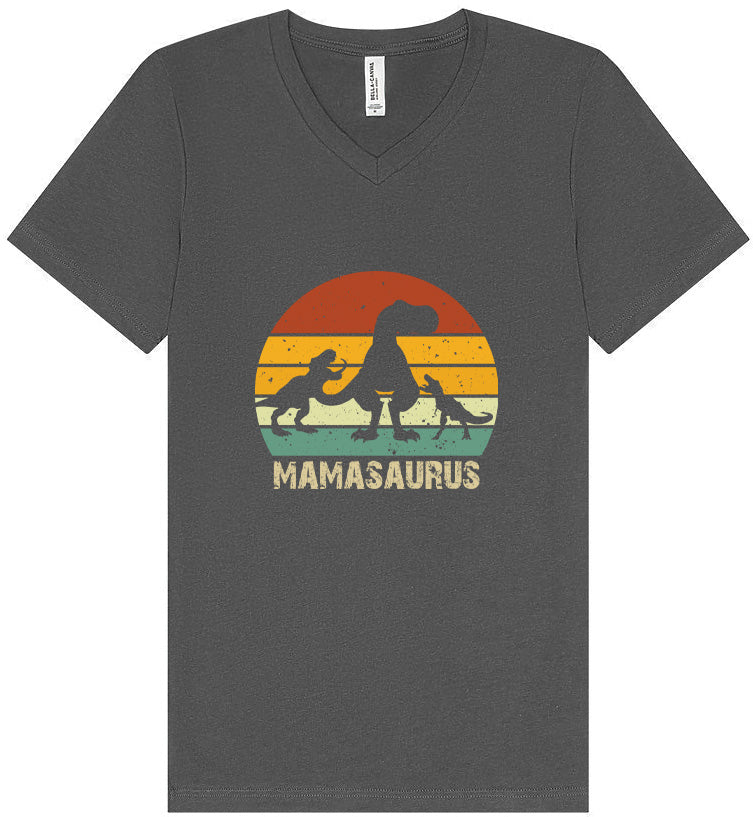 Mamasaurus Unisex V-Neck Shirt