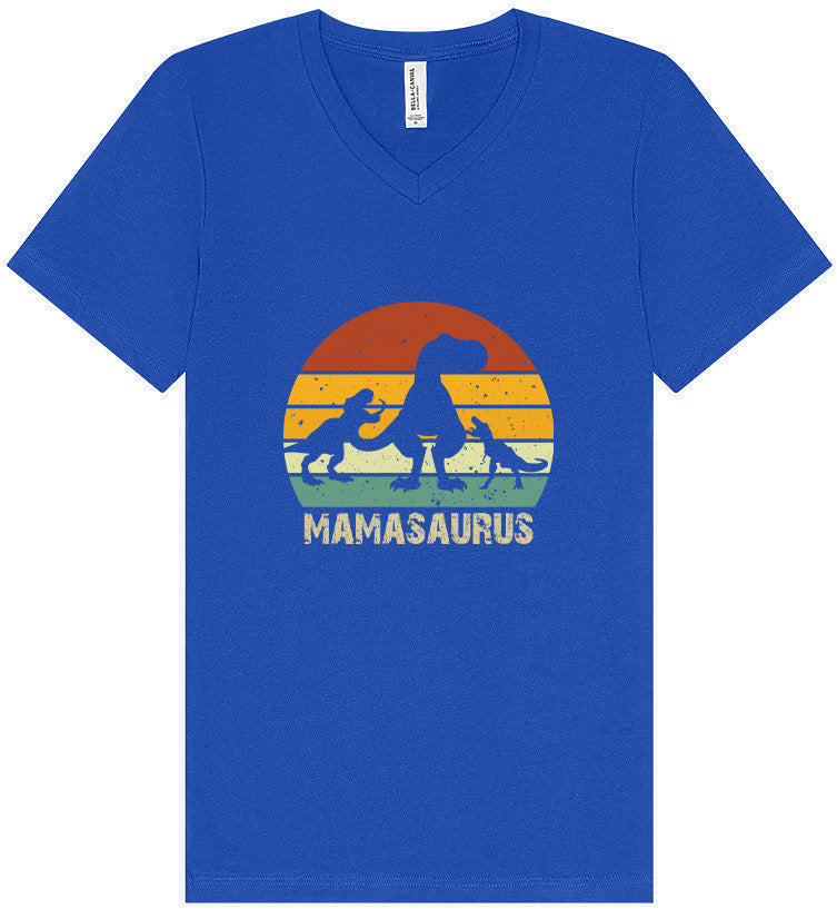 Mamasaurus Unisex V-Neck Shirt