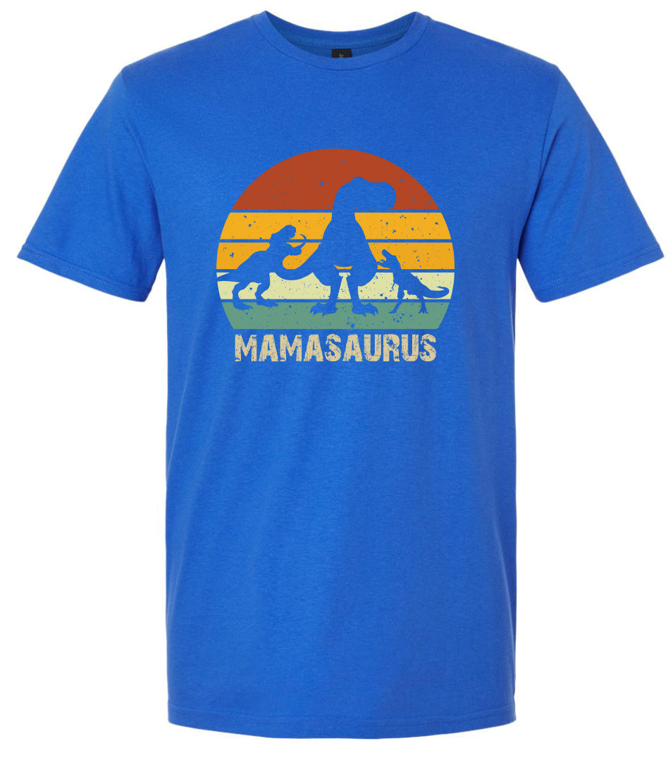 Mamasaurus Adult Gildan Soft Shirt