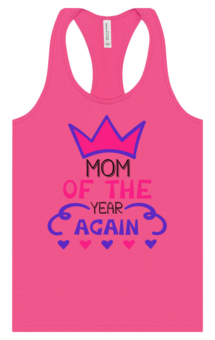 Mom of the Year Again Women's Racerback Tank