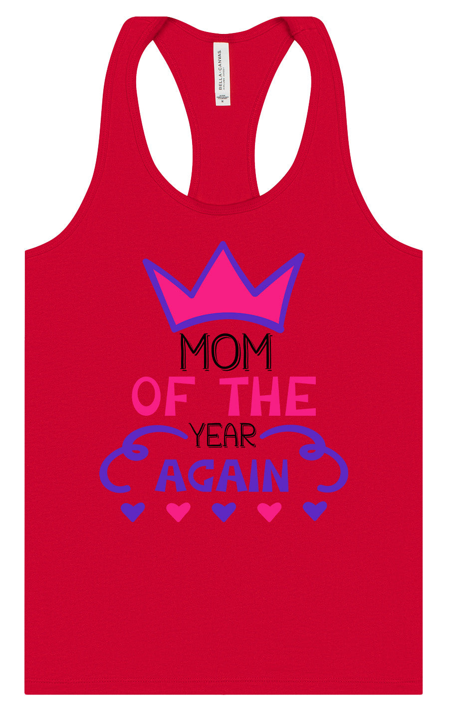Mom of the Year Again Women's Racerback Tank