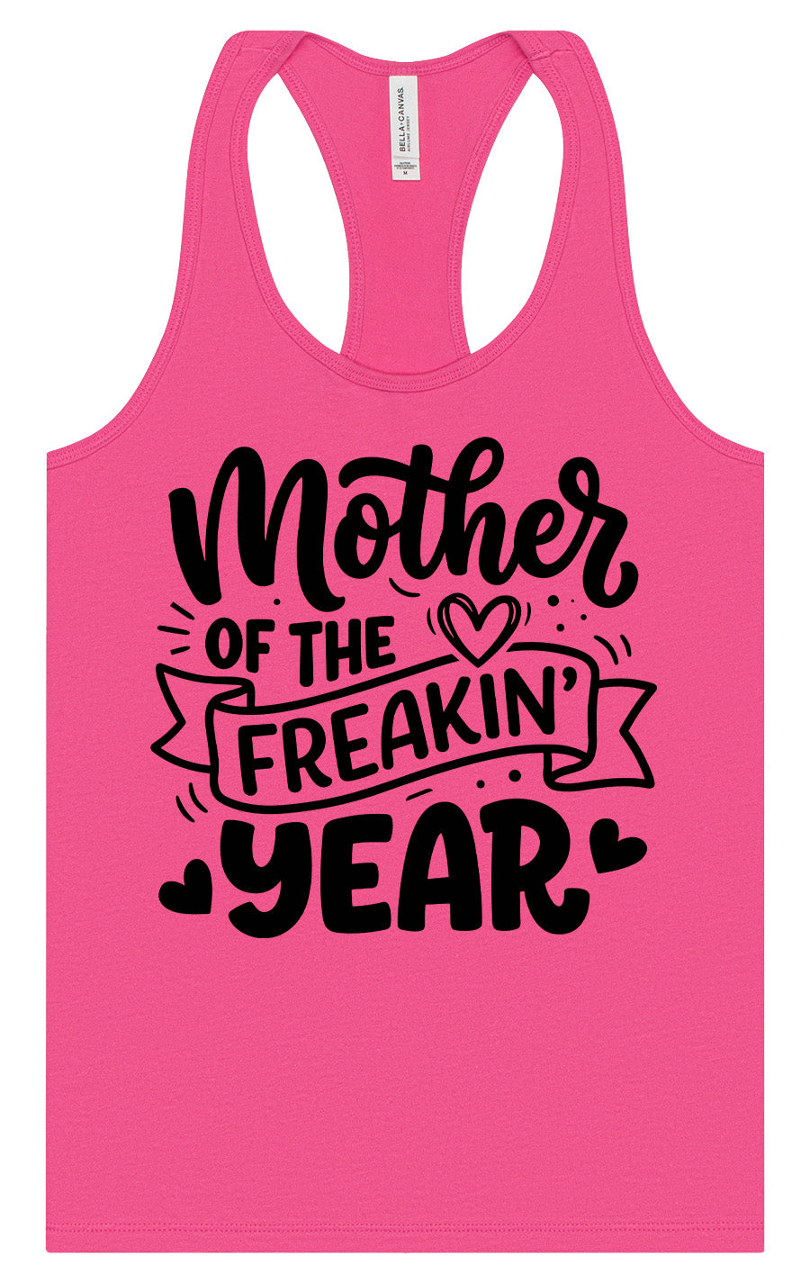 Mother of the Freakin Year Women's Racerback Tank