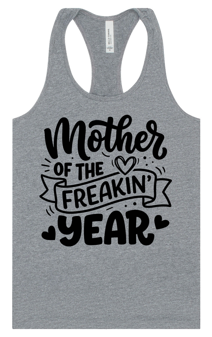 Mother of the Freakin Year Women's Racerback Tank