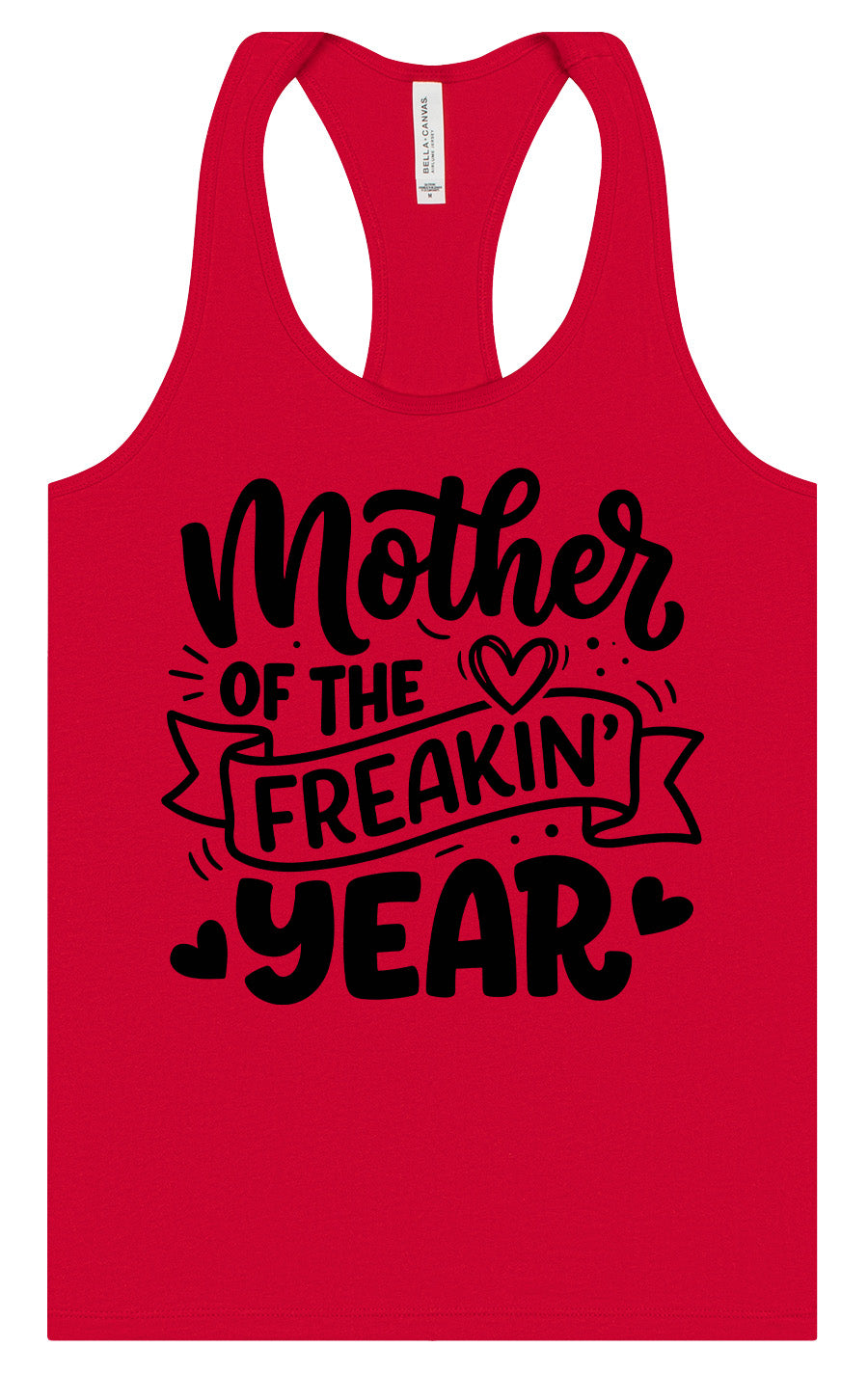 Mother of the Freakin Year Women's Racerback Tank
