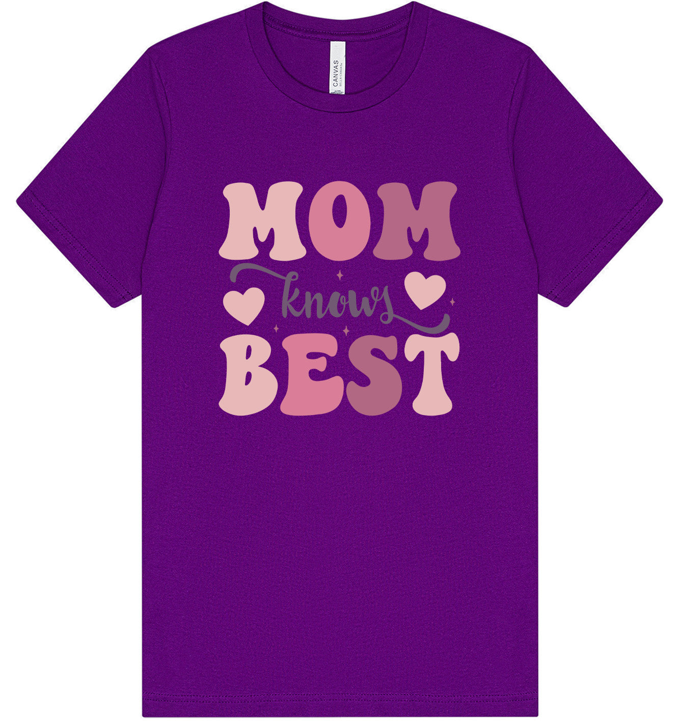 Mom Knows Best Adult Bella Canvas Shirt