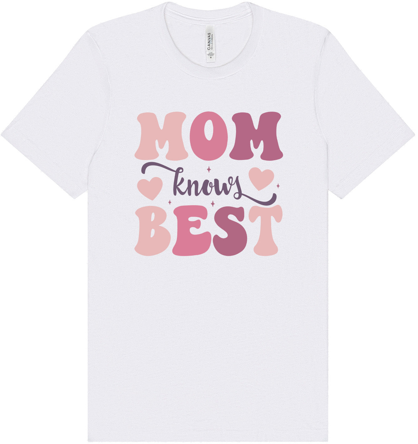 Mom Knows Best Adult Bella Canvas Shirt