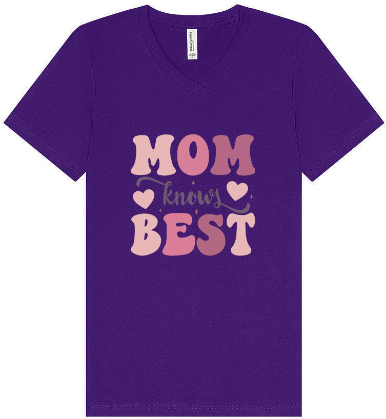 Mom Knows Best Unisex V-Neck Shirt