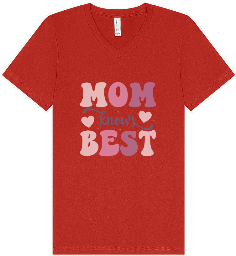 Mom Knows Best Unisex V-Neck Shirt