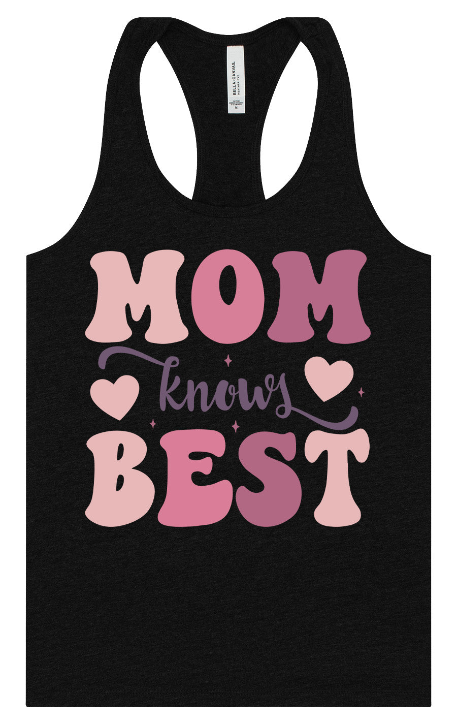 Mom Knows Best Women's Racerback Tank